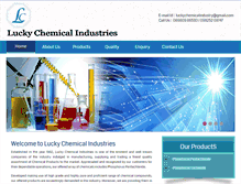 Tablet Screenshot of luckychemicalindustries.com